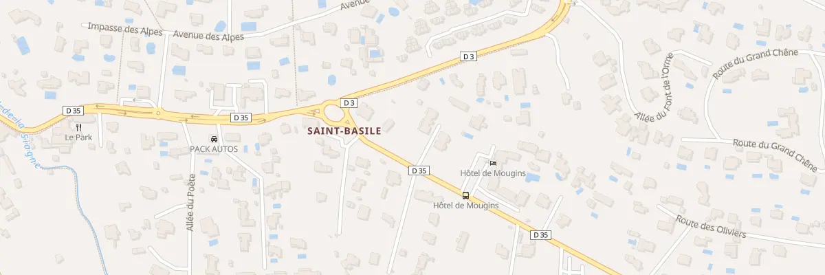 Plan du 155A Av du Golf à Mougins