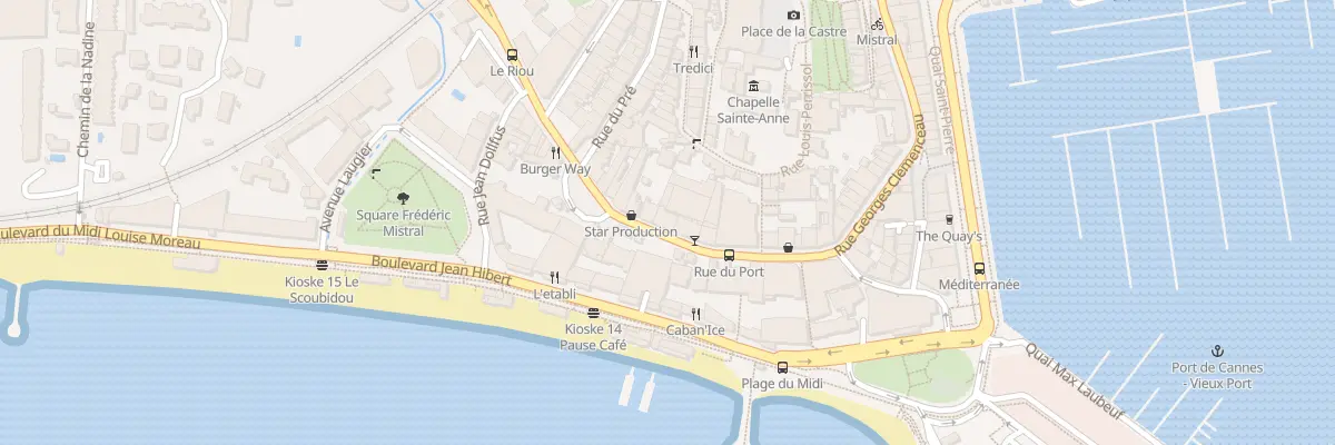 Plan du 60 Rue Georges Clemenceau à Cannes