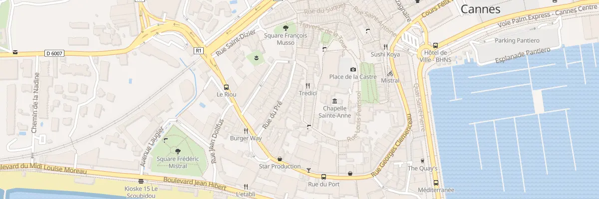 Plan du 14 Rue Louis Perrissol à Cannes