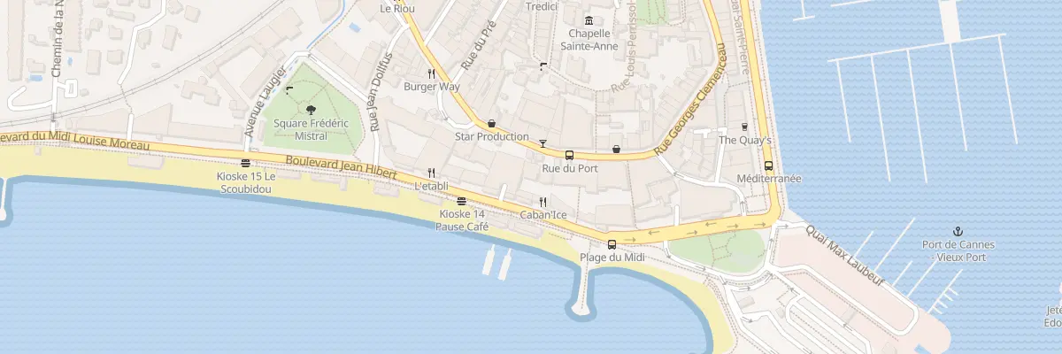 Plan du 59 Rue Georges Clemenceau à Cannes