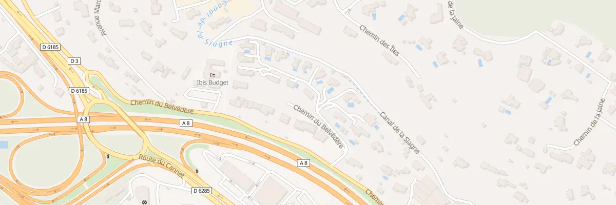 Plan du 467Q Che du Belvédère à Mougins