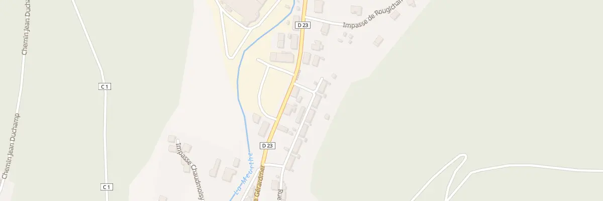 Plan du 1133 Rte de Gérardmer à Plainfaing