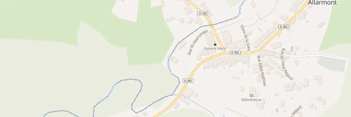 Plan du 1 Rue du Marronnier à Allarmont