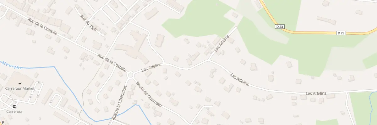 Plan du 3 Les Adelins à Fraize
