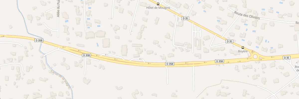 Plan du 294F Av du Golf à Mougins