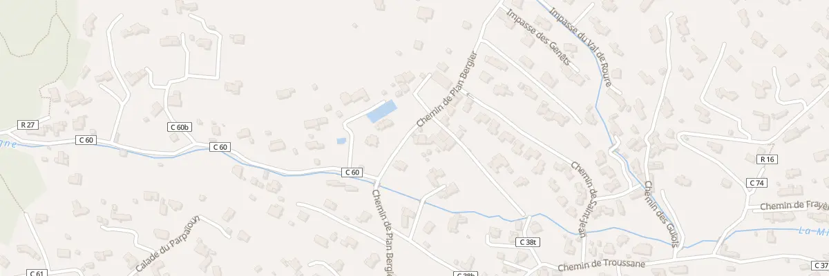 Plan du 4 Che Plan Bergier au Rouret