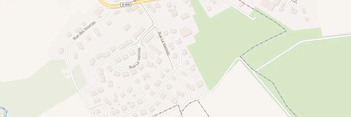 Plan du 9 Rue Chenois à Foussemagne