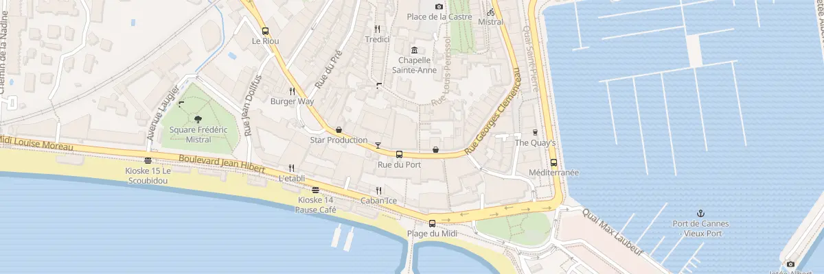 Plan du 52 Rue Georges Clemenceau à Cannes