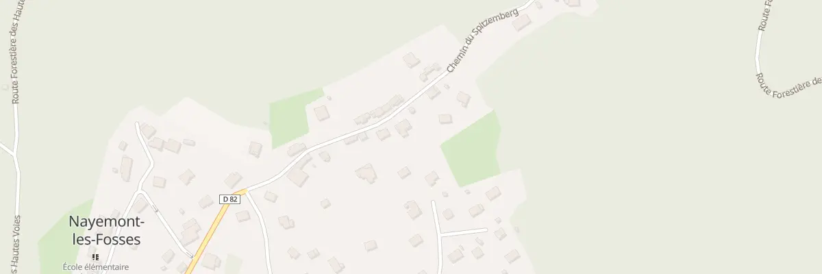 Plan du 678 Che du Spitzemberg à Nayemont-les-Fosses
