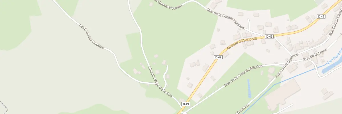 Plan du 4 Che Voye de la Scie à Moussey