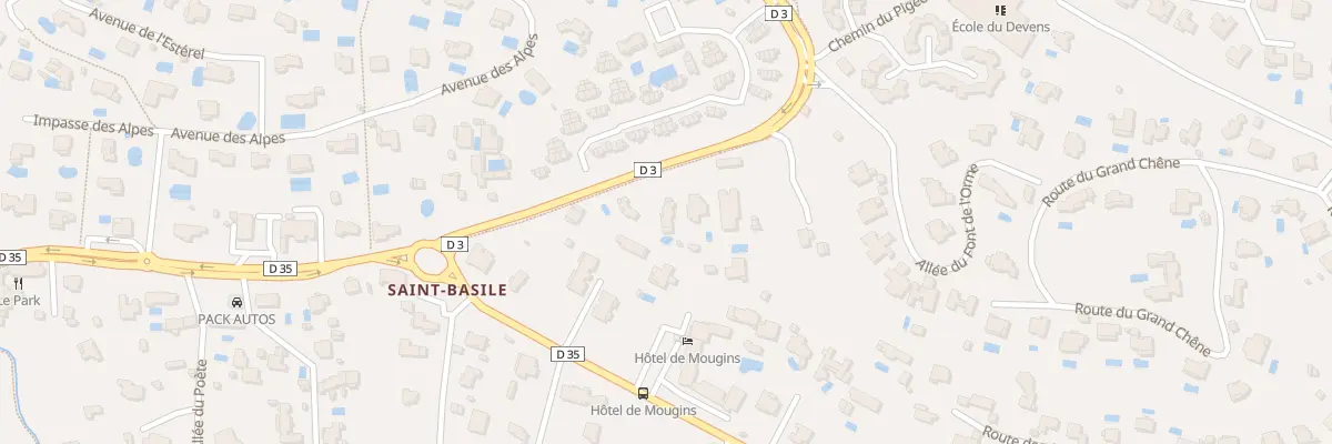 Plan du 196 Av Gen de Gaulle à Mougins