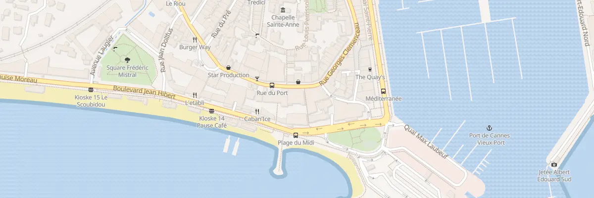 Plan du 49 Rue Georges Clemenceau à Cannes