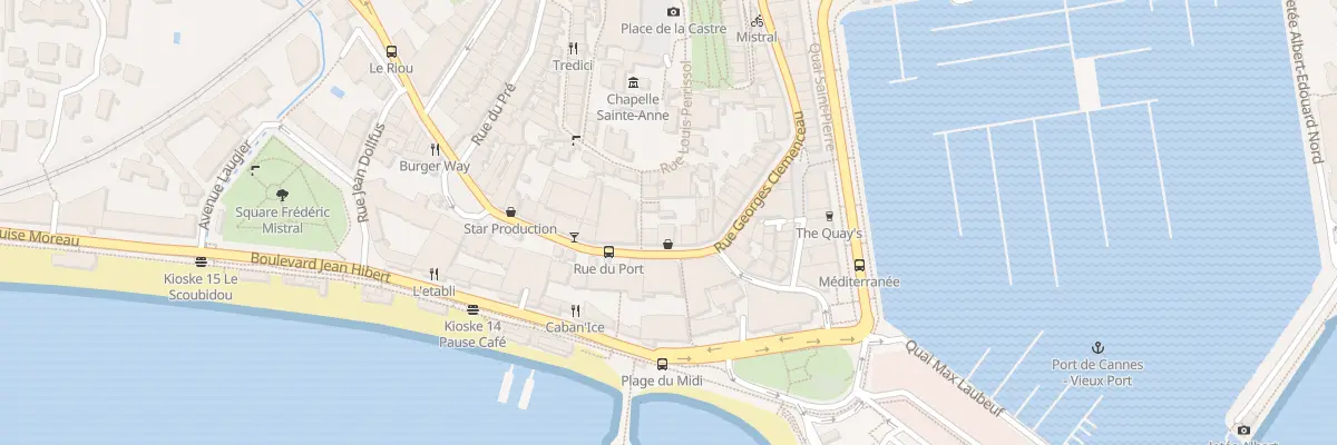 Plan du 48 Rue Georges Clemenceau à Cannes