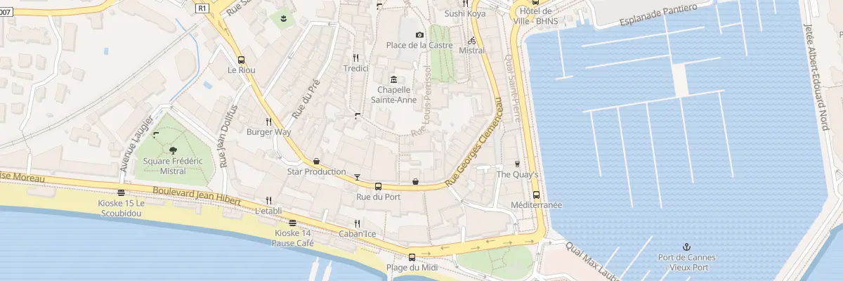 Plan du 46A Rue Georges Clemenceau à Cannes