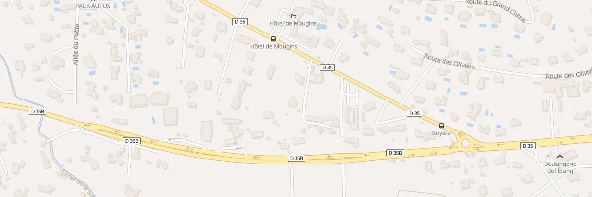 Plan du 294B Av du Golf à Mougins