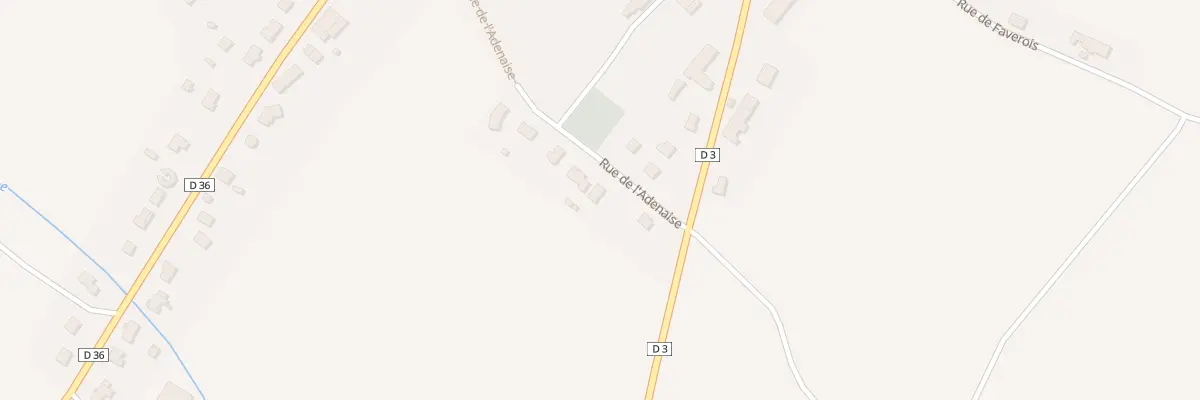 Plan du 3 Rue de l’Adenaise à Boron