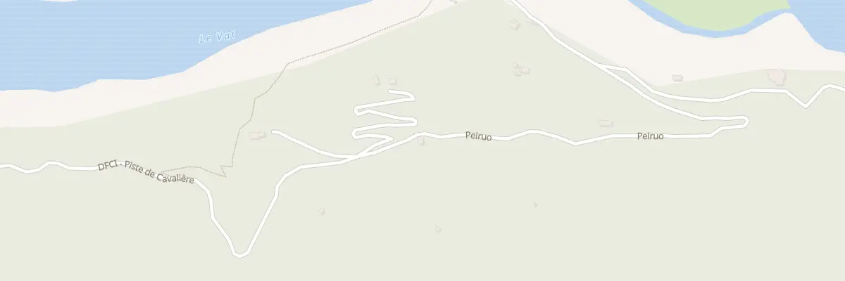 Plan du 5250 La Peiruo à Touët-sur-Var