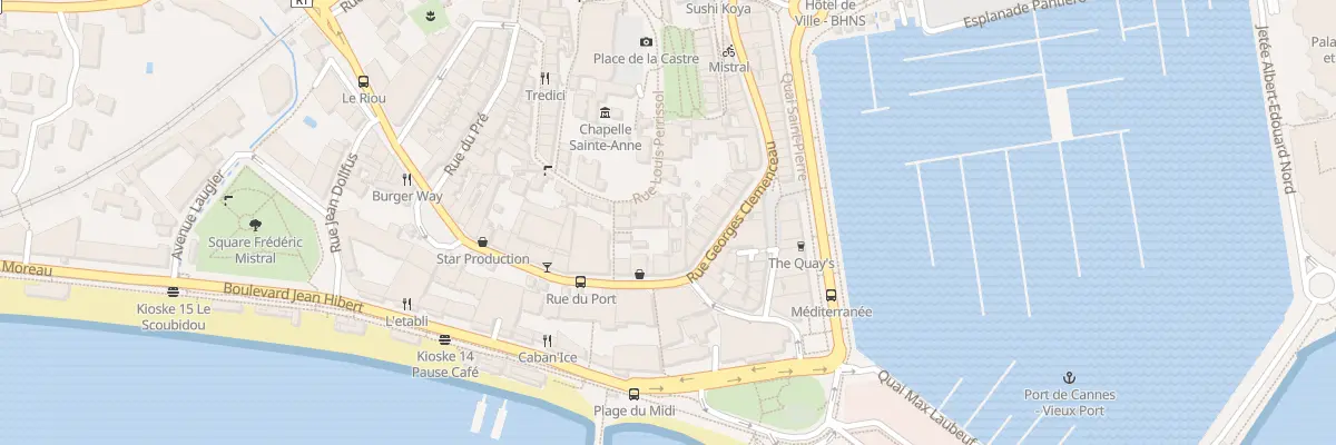 Plan du 46 Rue Georges Clemenceau à Cannes