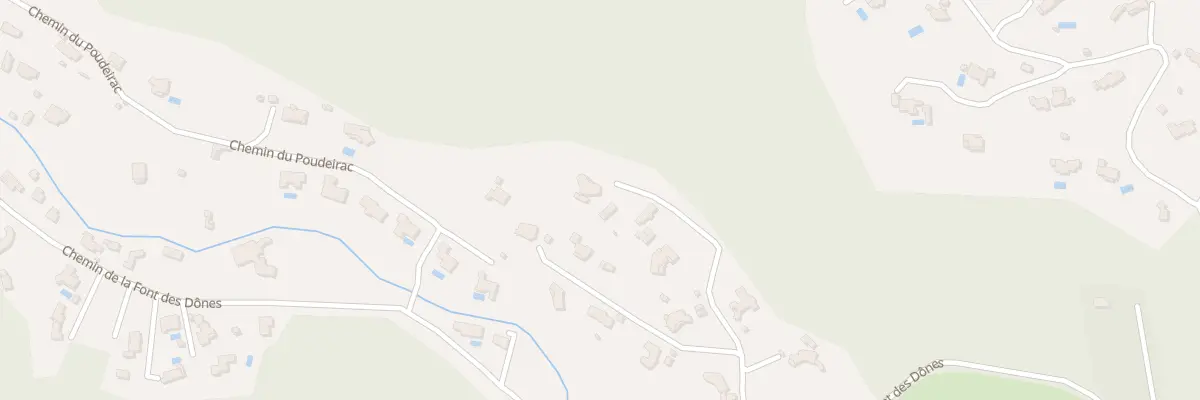Plan du 21 Che de la Font des Dones à Opio