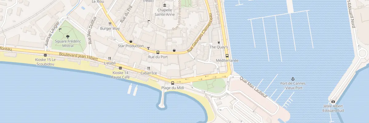 Plan du 45 Rue Georges Clemenceau à Cannes