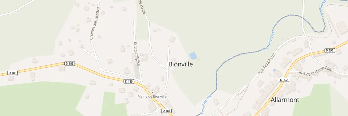 Plan du 7 Le Rieux à Bionville