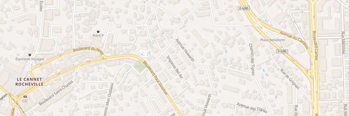 Plan du 47T Rue Notre Dame des Anges au Cannet