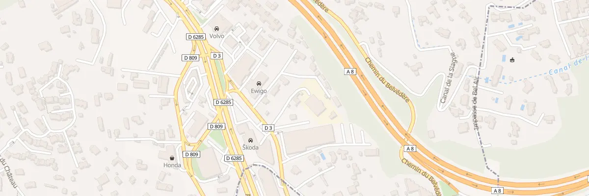 Plan du 125 Che de Font Graissan à Mougins