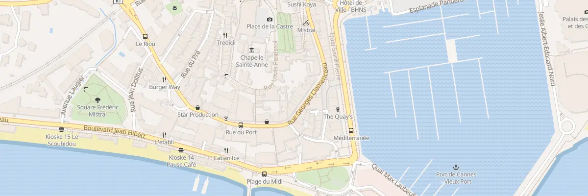 Plan du 32 Rue Georges Clemenceau à Cannes
