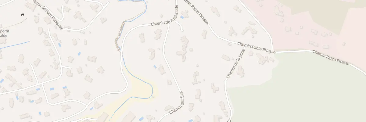Plan du 452B Che Pablo Picasso à Mougins