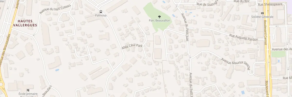 Plan du 25 All Cecil Park à Cannes