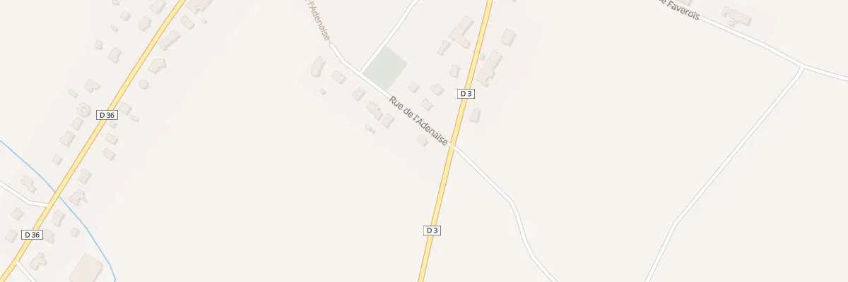 Plan du 1 Rue de l’Adenaise à Boron