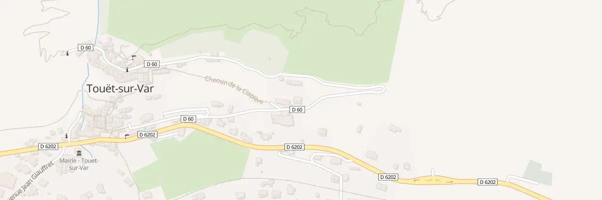 Plan du 233 Av Désiré Niel à Touët-sur-Var