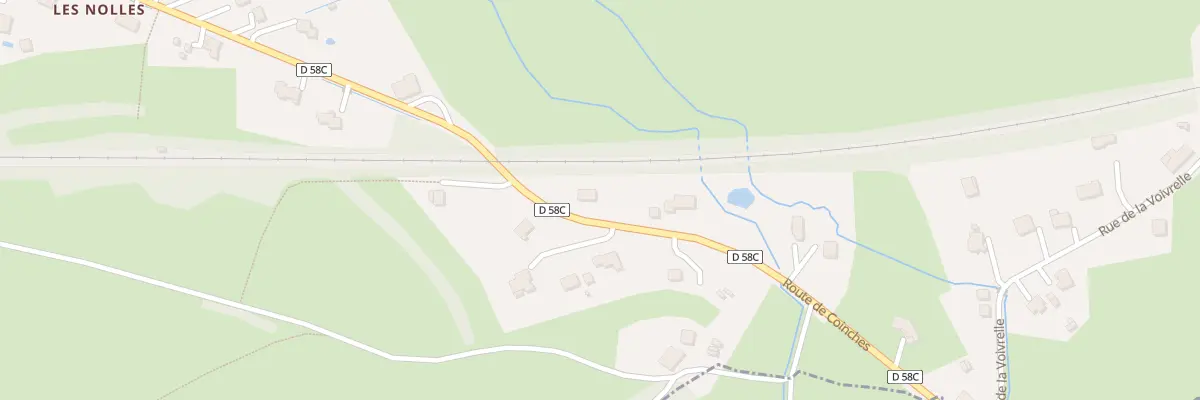 Plan du 61 Rte de Coinches à Remomeix
