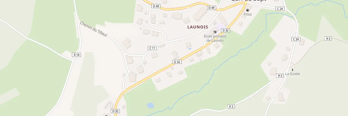 Plan du 6 Rte de St Jean d’Ormont à Ban-de-Sapt