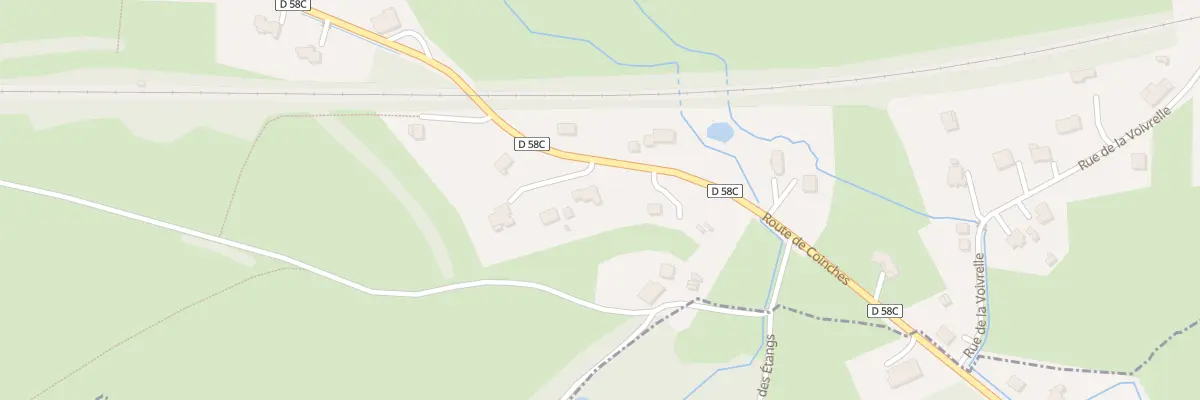 Plan du 48 Rte de Coinches à Remomeix