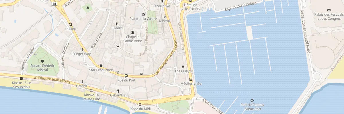 Plan du 31 Rue Georges Clemenceau à Cannes