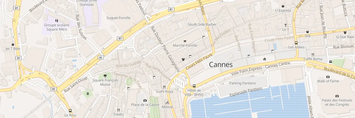 Plan du 84 Rue Meynadier à Cannes