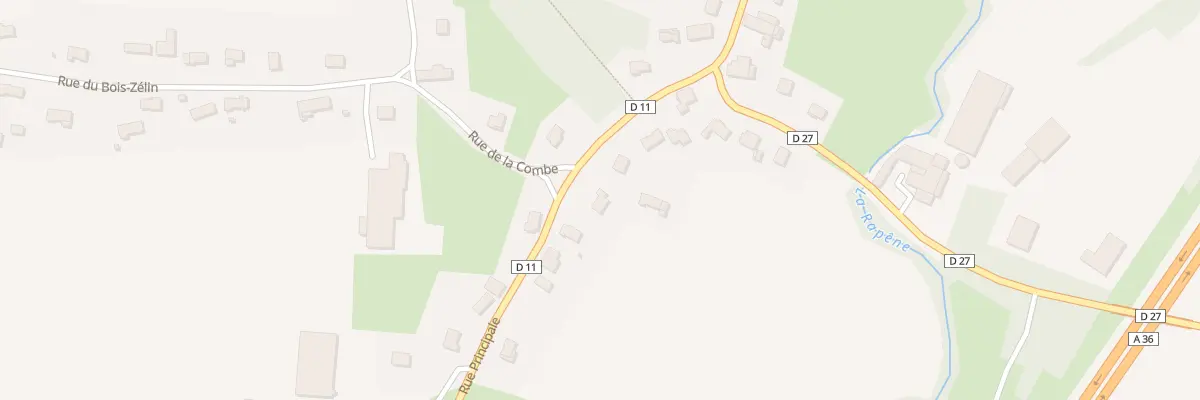Plan du 61 Rue Principale à Angeot