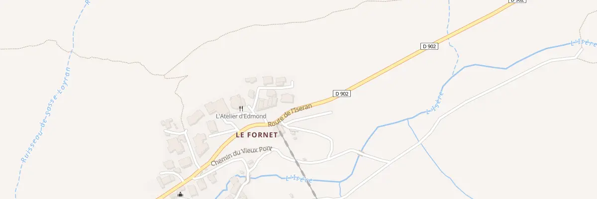 Plan du 1949 Rte du Fornet à Val-d’Isère
