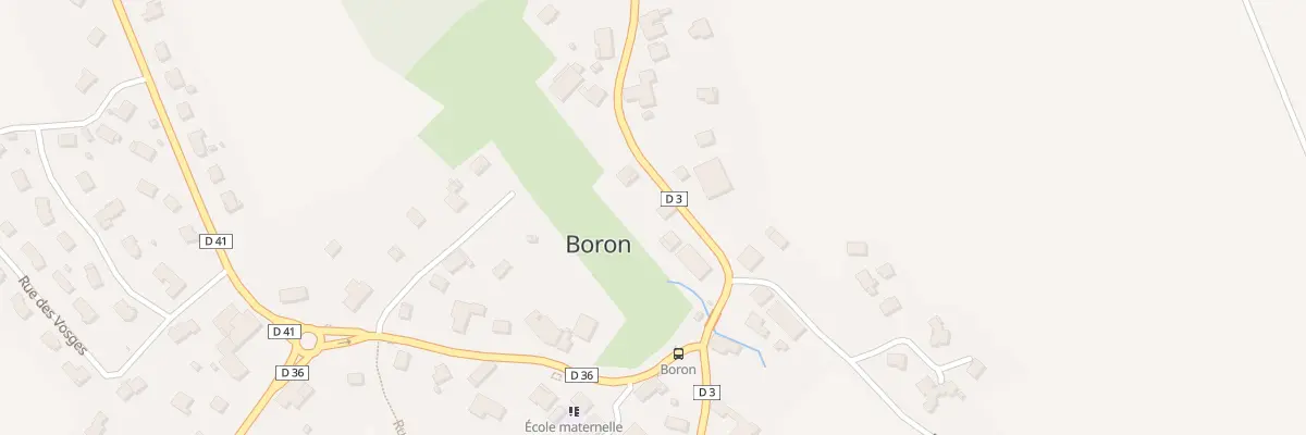 Plan du 3 Rue de Vellescot à Boron