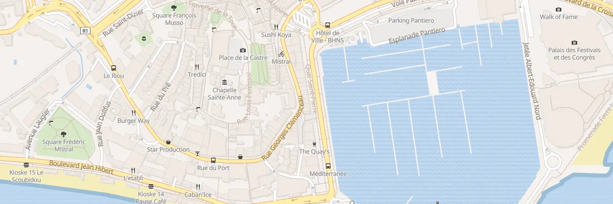 Plan du 13 Quai St Pierre à Cannes