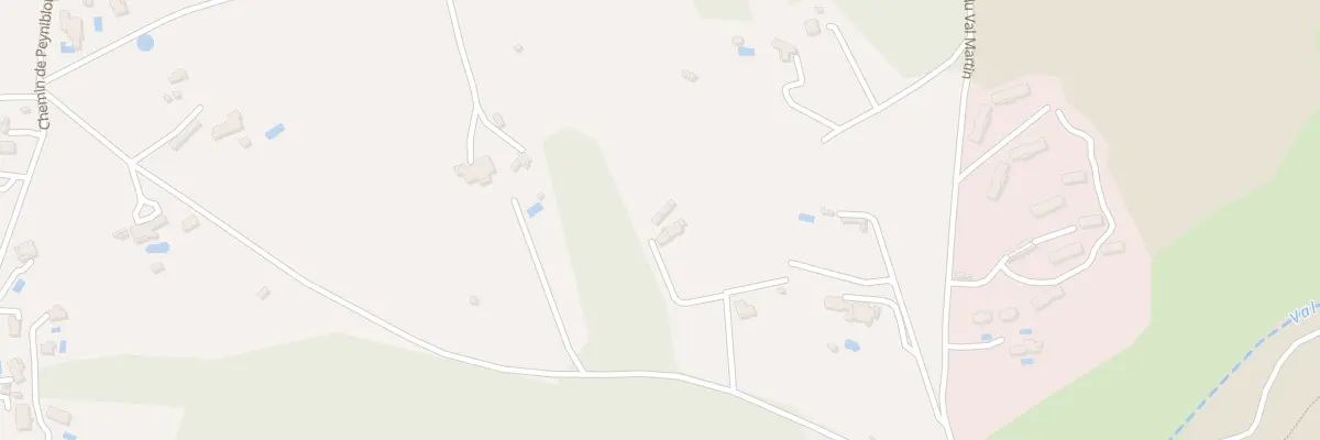 Plan du 1260 Che du Val Martin à Valbonne
