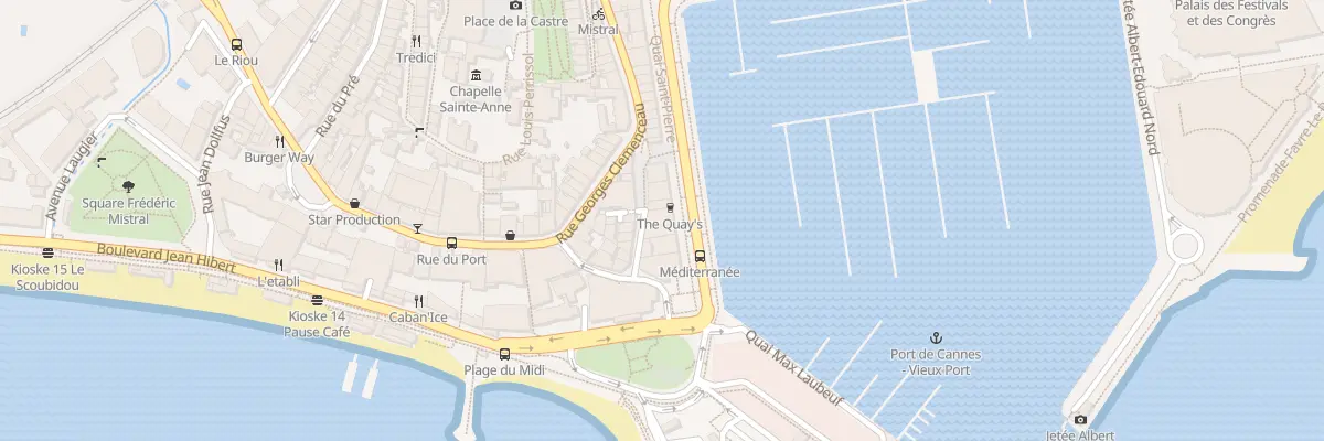 Plan du 19 Quai Saint-Pierre à Cannes