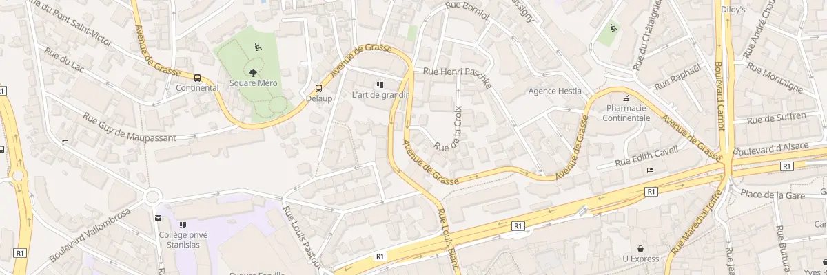 Plan du 2 Rue de la Croix à Cannes