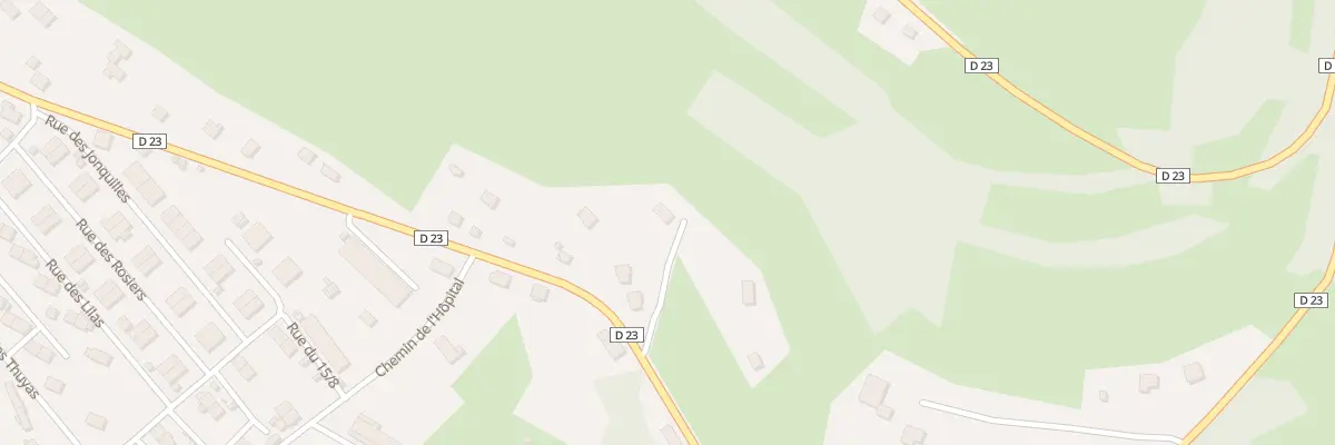 Plan du 27 Rte de la Croix aux Mines à Fraize