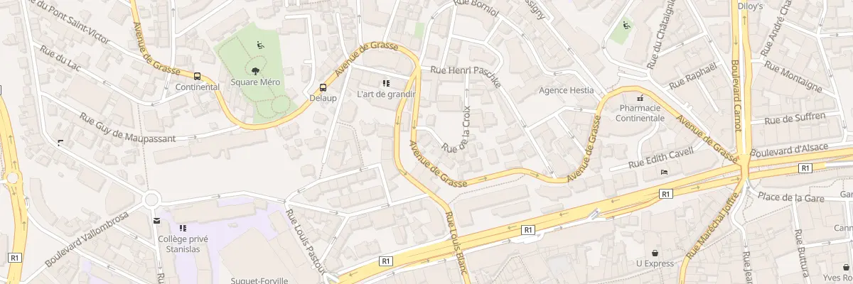 Plan du 4 Rue de la Croix à Cannes