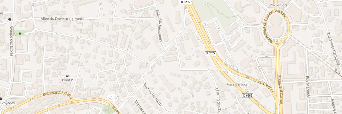 Plan du 33 Rue Notre Dame des Anges au Cannet