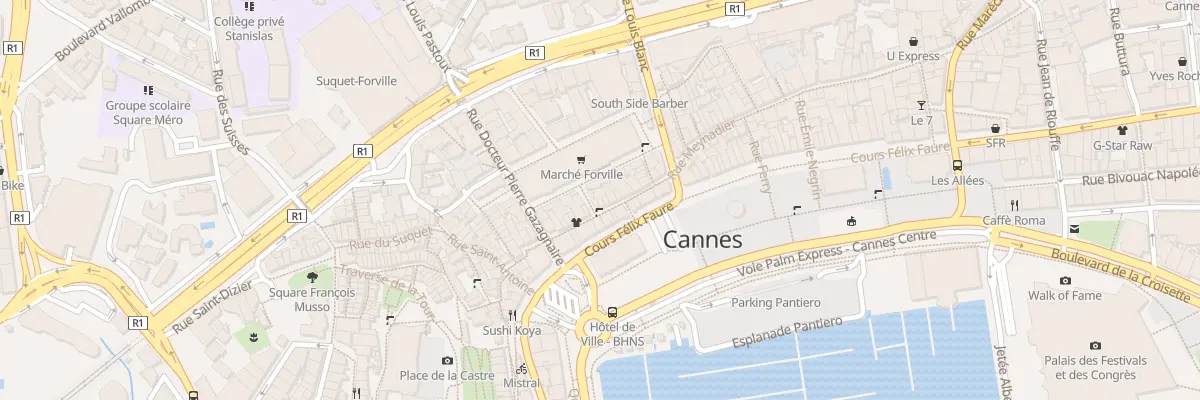 Plan du 72 Rue Meynadier à Cannes