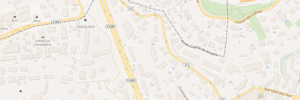 Plan du 1152 Av du Campon au Cannet