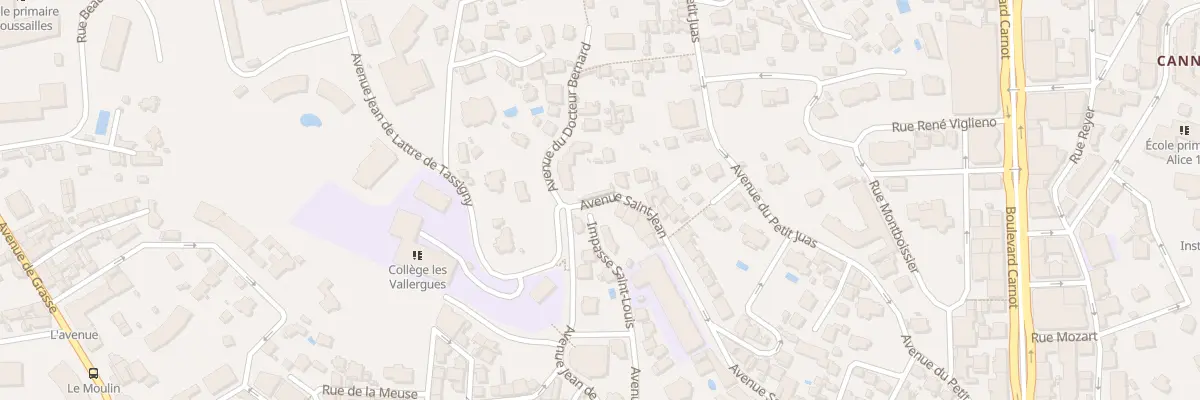 Plan du 53 Av Saint-Jean à Cannes
